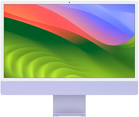 iMac 24 (M1, 4 порта, 2021) Фиолетовый