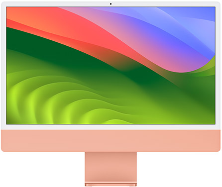 iMac (M3, 4 порта) Оранжевый