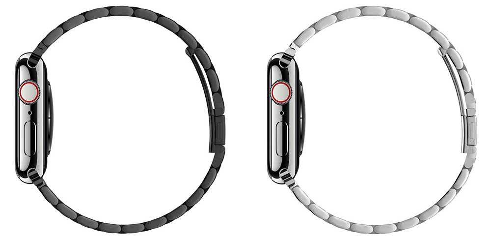 Ремешок-Spigen-Modern-Fit-для-Apple-Watch-44-мм,-стальной,-чёрный-баннер