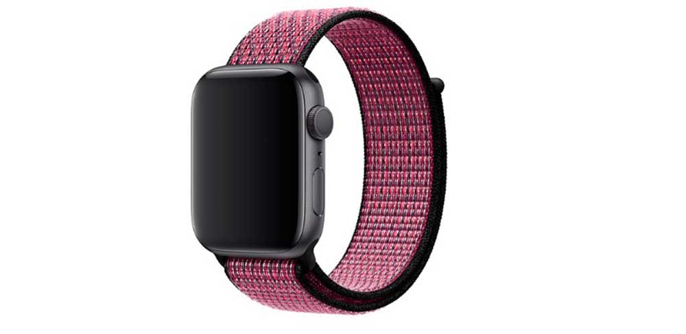 Спортивный-ремешок-Apple-для-Apple-Watch-44-мм,-нейлон,-розовый-всплеск-пурпурная-ягода-баннер
