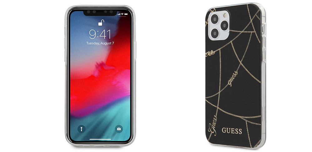 Чехол-накладка Guess Chain design Hard для iPhone 12/12 Pro
