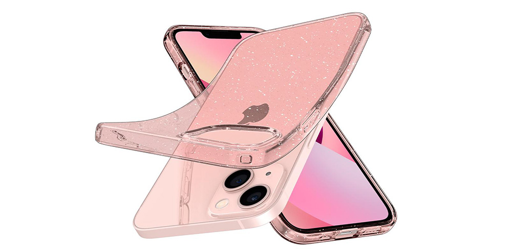 Чехол-накладка-Spigen-Liquid-Crystal-Glitter-для-iPhone-13