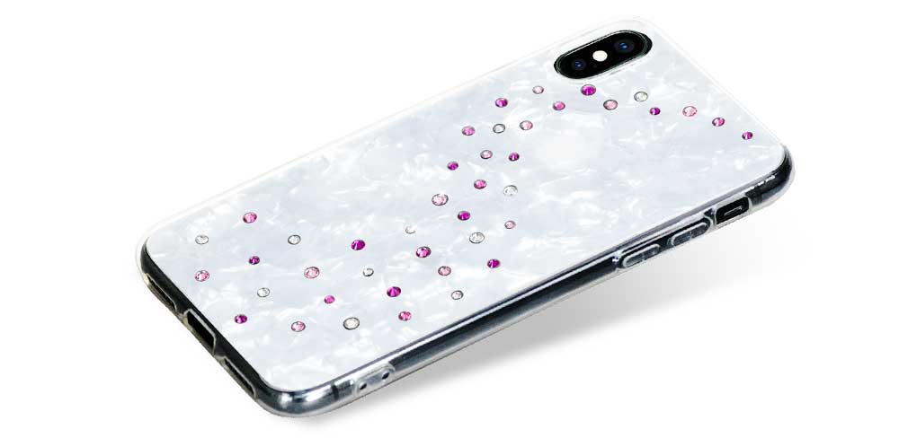 Чехол Bling My Thing Milky Way, Pure Brilliance для iPhone XS/X, с кристаллами Swarovski-описание