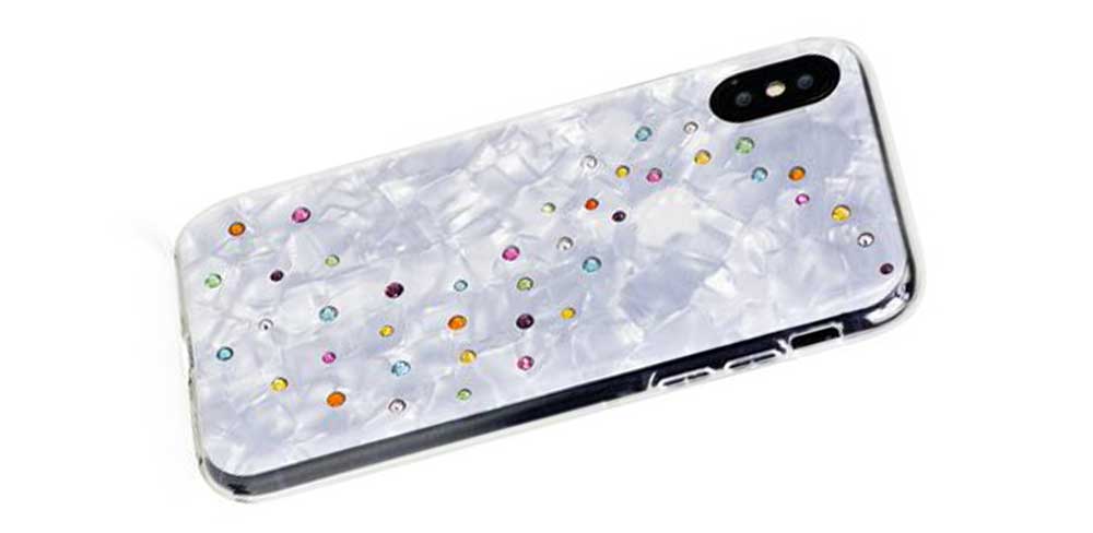 Чехол Bling My Thing Milky Way Cotton Candy с кристаллами Swarovski для iPhone XS/X-описание