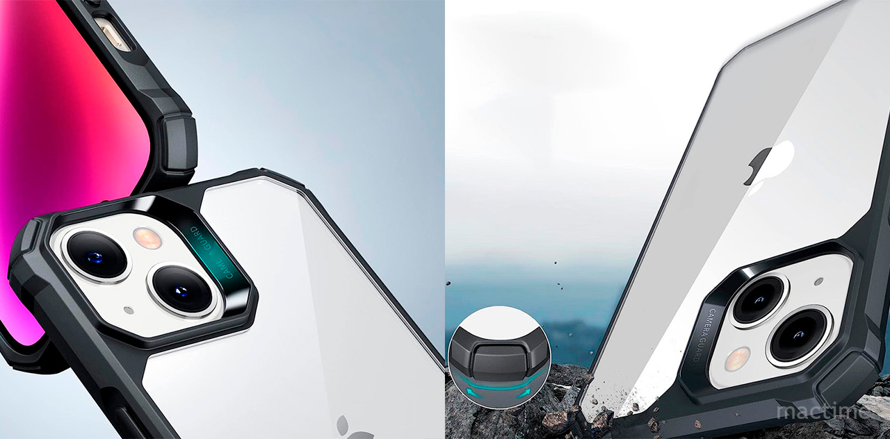 Противоударный чехол-накладка ESR Air Armor для iPhone 14 Plus чёрный