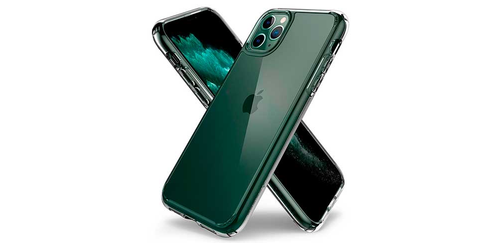 Чехол-накладка-Spigen-Ultra-Hybrid-для-iPhone-11-Pro-Max,-поликарбонат--баннер