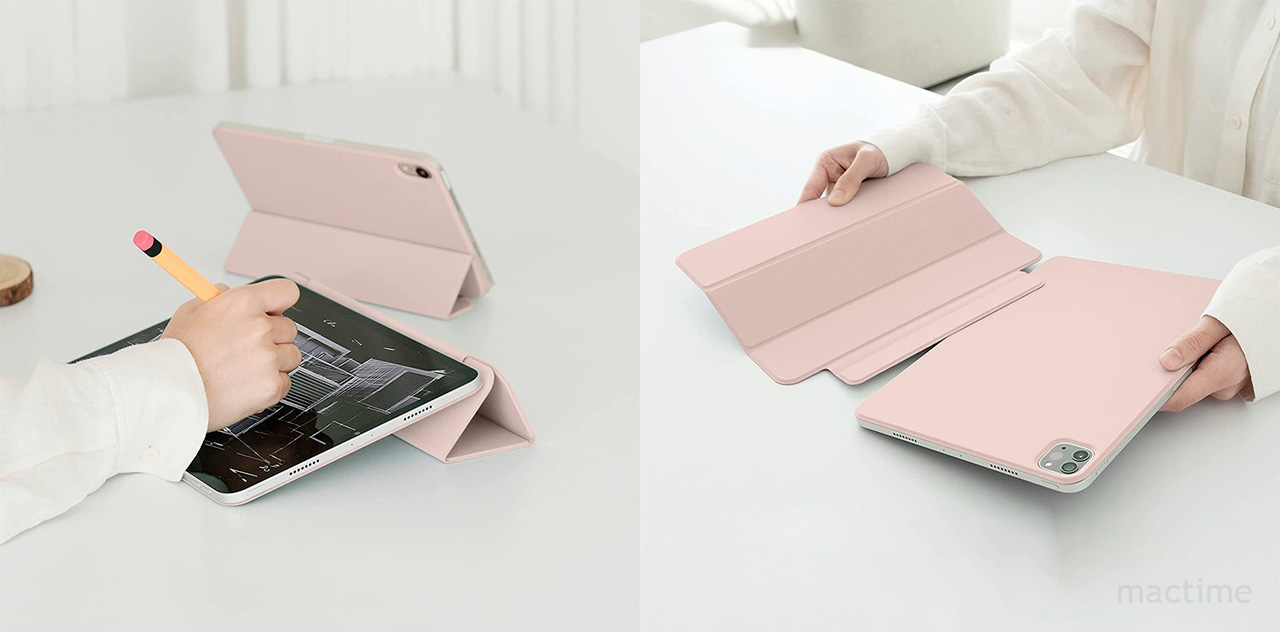 Чехол Elago Magnetic Folio для iPad Pro 11 (2020/21/22 2/3/4th) розового цвета