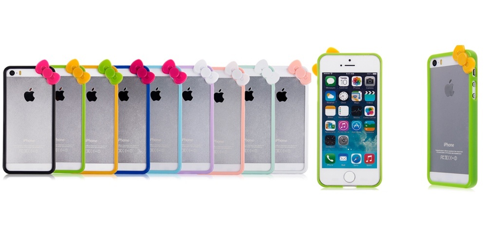 Описание чехла бампера Hello Kitty для iPhone 5, 5S и SE