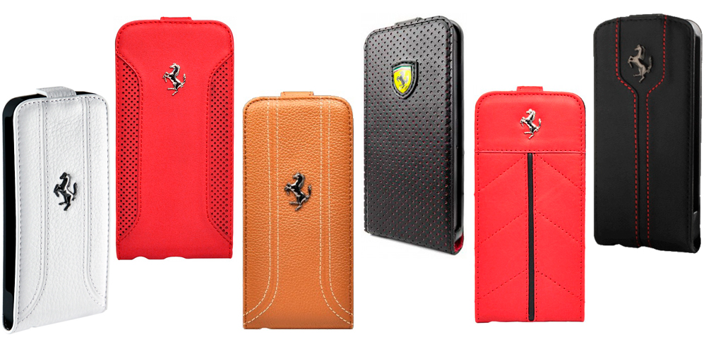 Описание чехла Ferrari Flip Case Collection для iPhone 5, 5S и SE