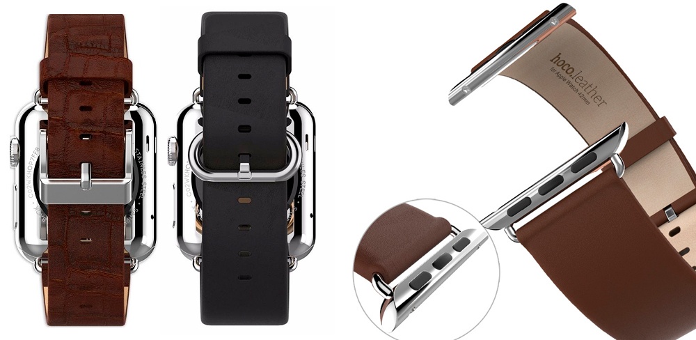 Описание кожаного ремешка HOCO для Apple Watch