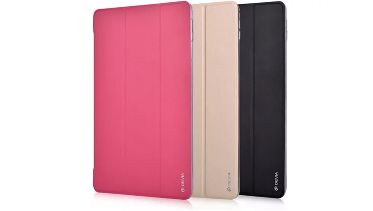 Описание чехла-книжки для iPad mini 4 Devia Light Grace, розовый. 