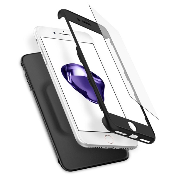 Чехол чёрного цвета для IPhone 7 Plus Case Thin Fit 360 
