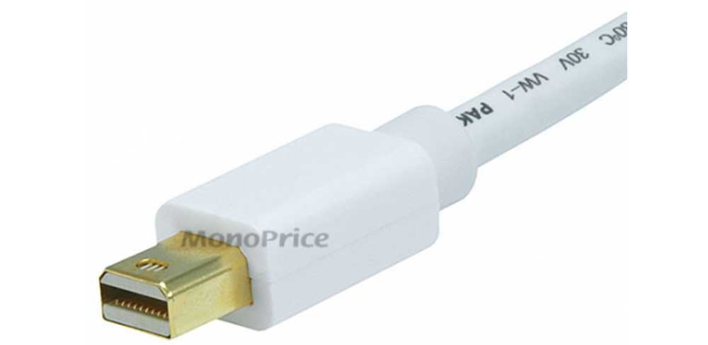 Кабель Monoprice 5990 32AWG Mini DisplayPort, 90 см-описание