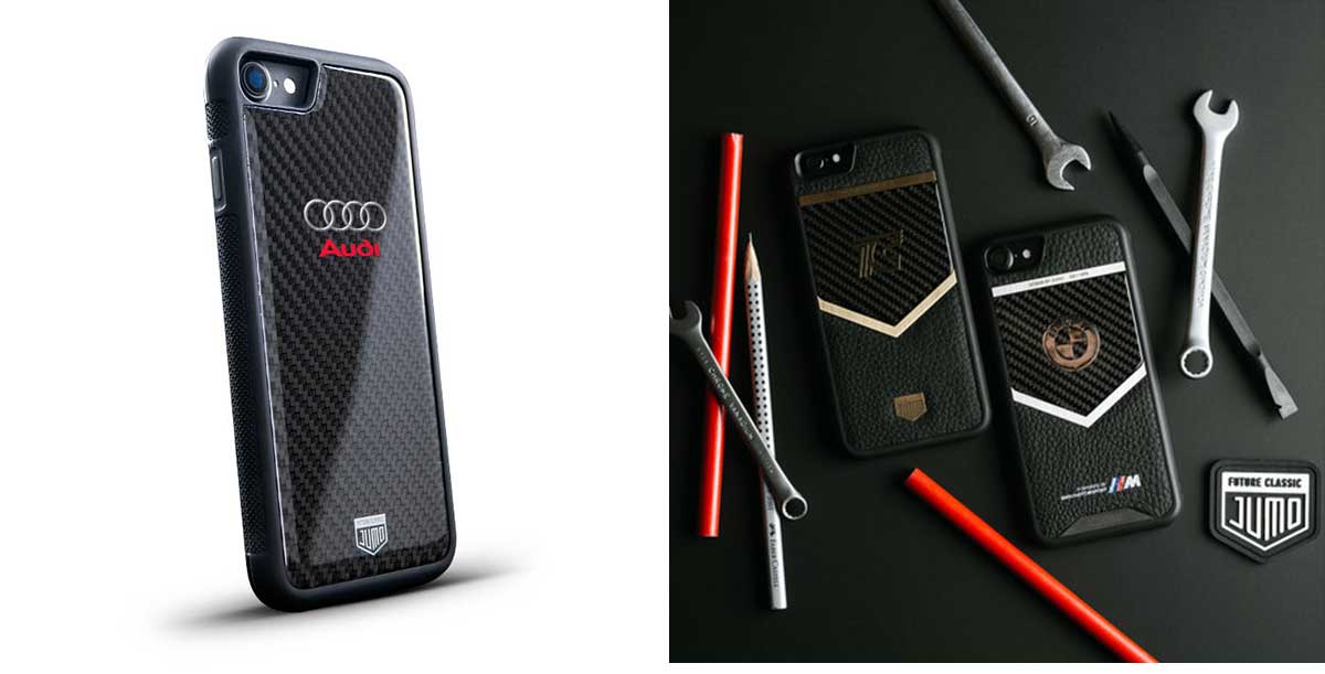 Чехол Jumo Case для iPhone 8, карбон, высокоточная печать, "Audi"=описание