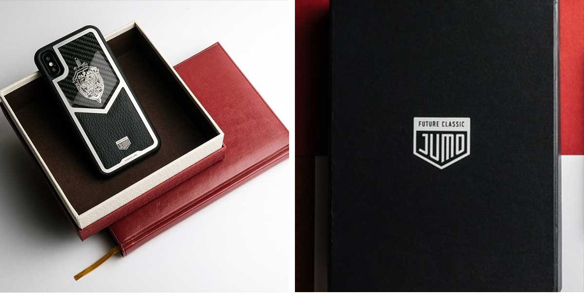 Чехол Jumo Case для iPhone 7/8 карбон, стальная рамка, никель с посеребрением, "Герб РФ-описание