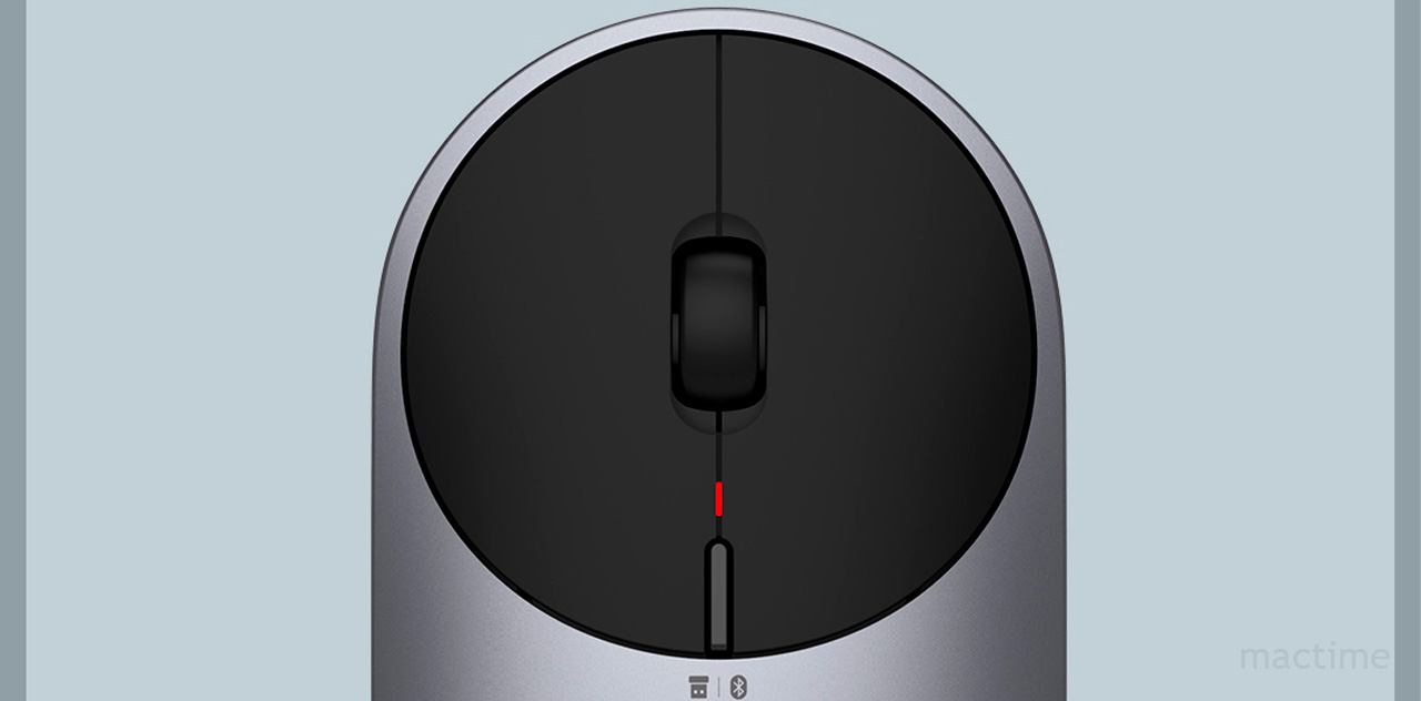 Беспроводная мышь Xiaomi Mi Portable Mouse 2 чёрного цвета