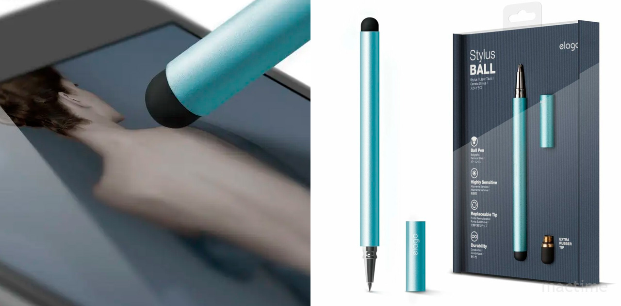 Стилус-ручка Elago Pen Ball Coral blue