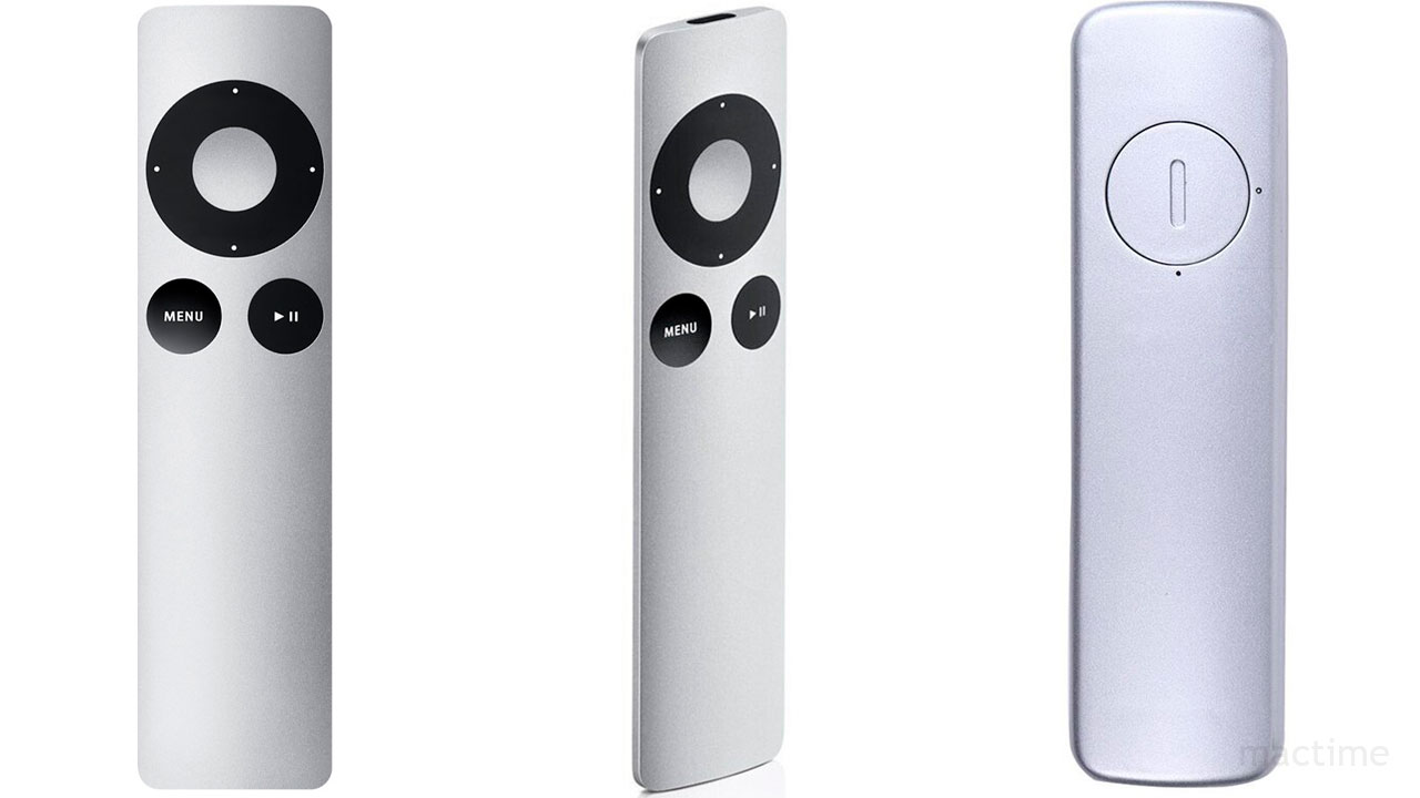 Внешний вид алюминиевого пульта Apple TV Remote