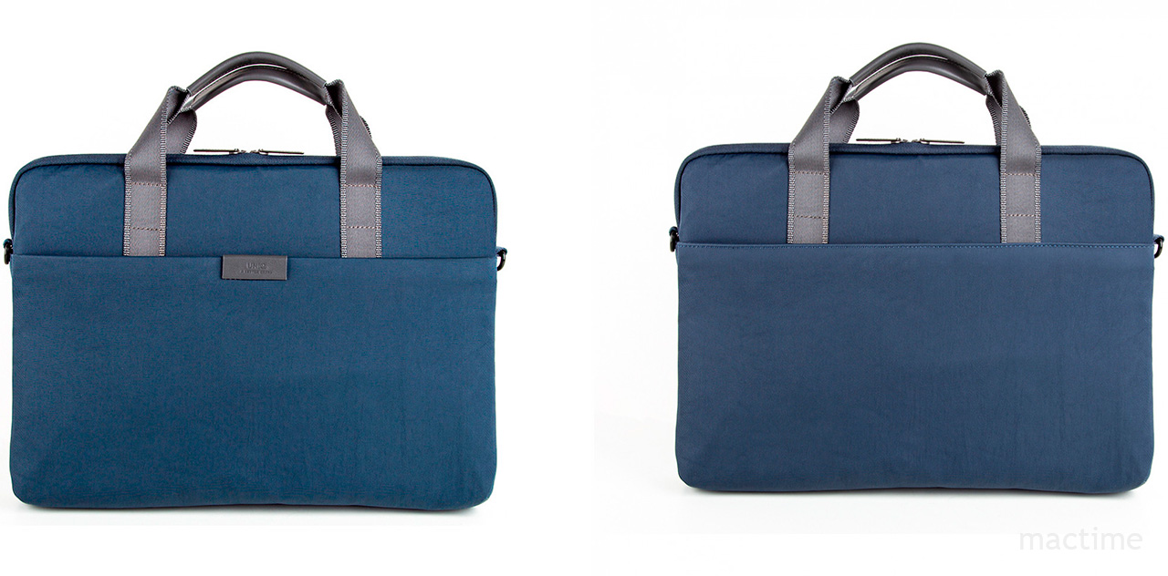 Сумка Uniq Stockholm Nylon Messenger bag для ноутбуков 16" синего цвета