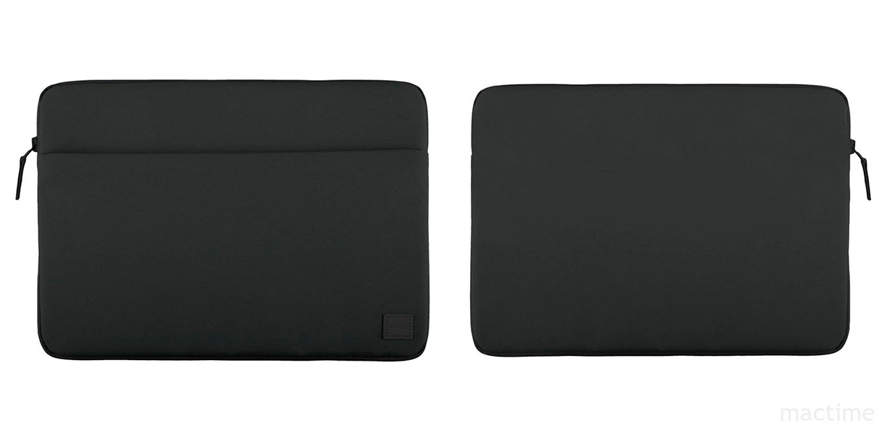 Чехол Uniq Vienna RPET fabric Laptop sleeve для ноутбуков 14" чёрного цвета