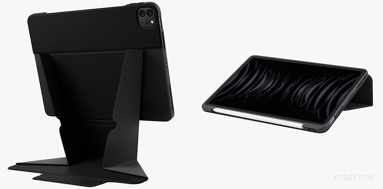 Чехол Uniq RYZE Multi-angle case для iPad Pro 11 (2022/21) / Air 10.9 (2022/20) чёрного цвета