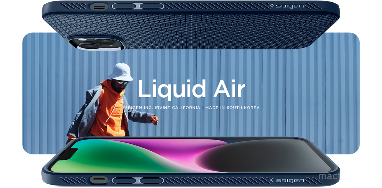 Как выглядит Spigen Liquid Air синий