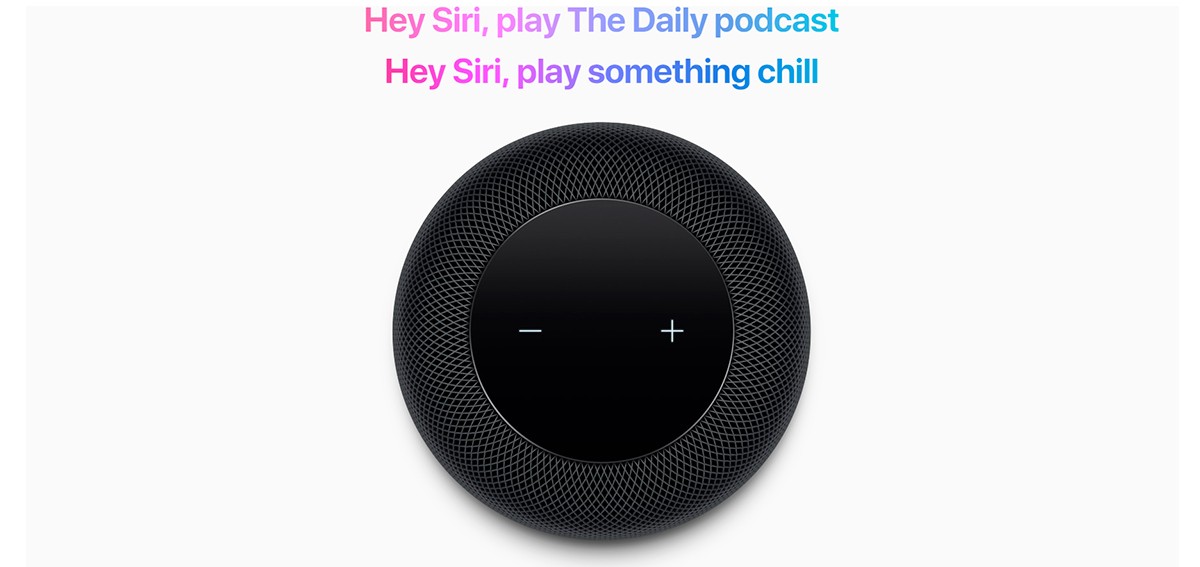 Голосовое управление HomePod с помощью Siri