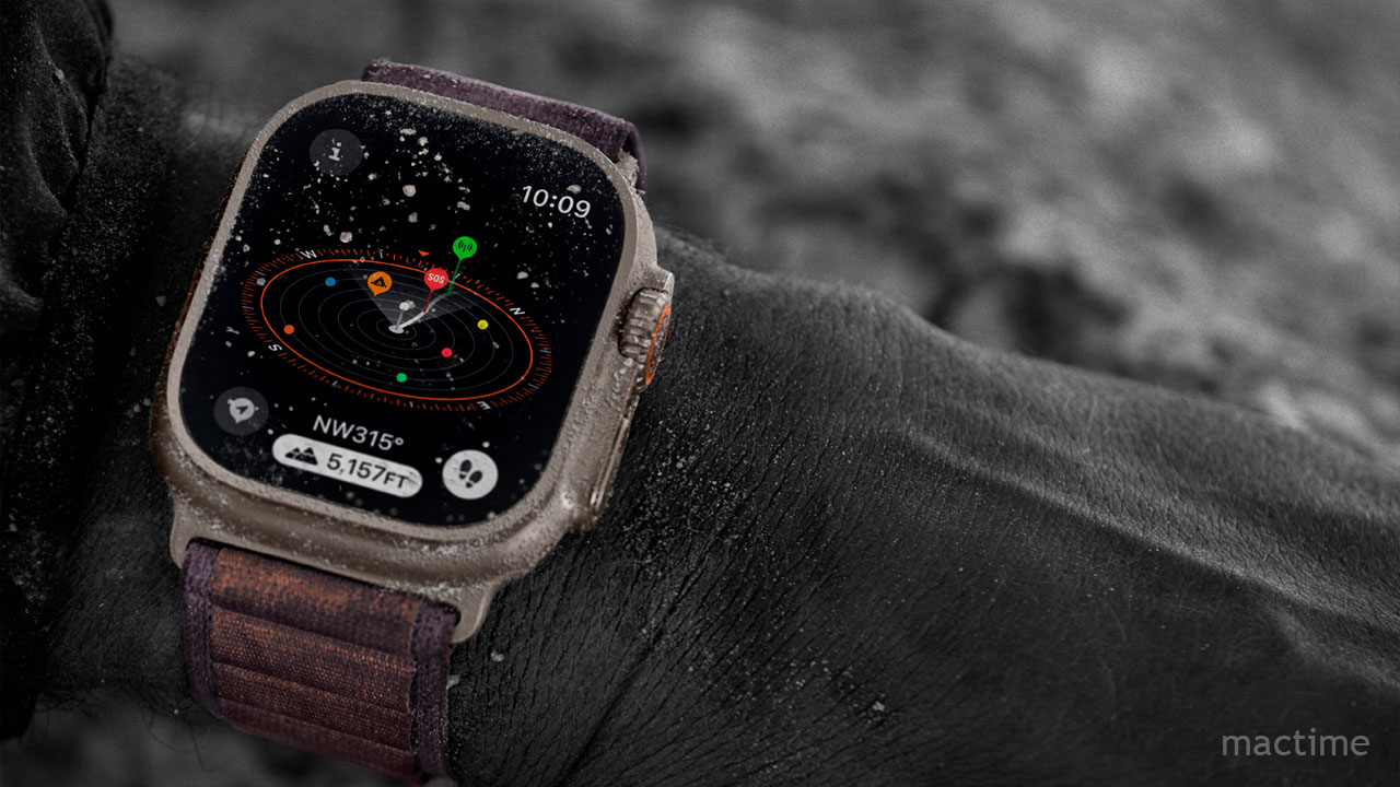 Обновлённый компас в Apple Watch Ultra 2