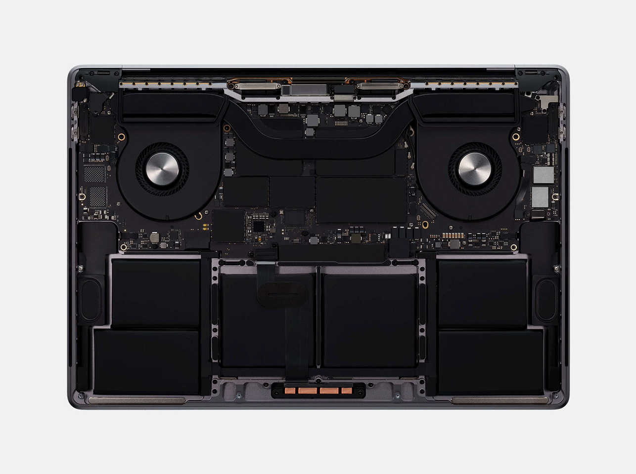 Система охлаждения MacBook Pro 16