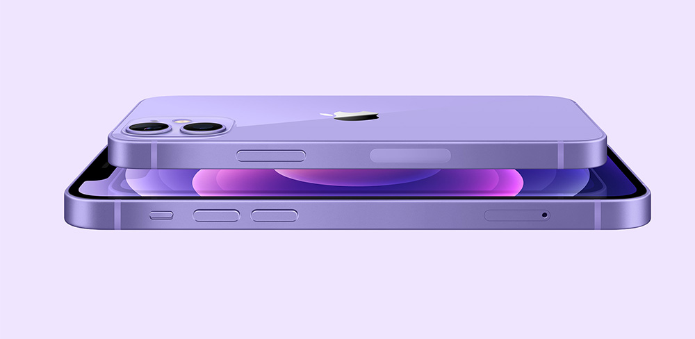 фиолетовый iPhone