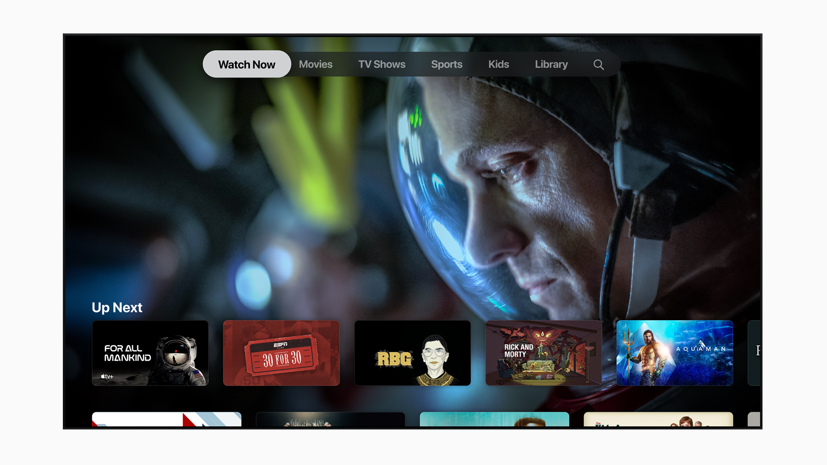 Использование Apple TV +