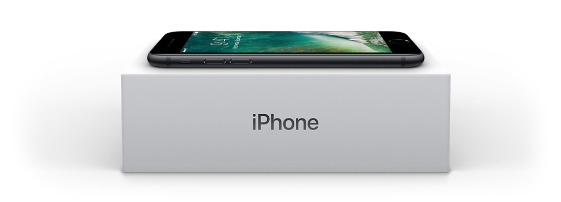 Комплектация Apple iPhone 7 - коробка