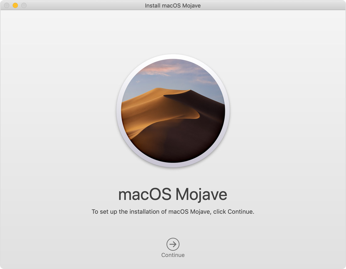 установка macOS Mojave 