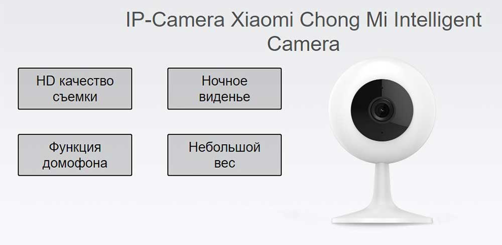 IP-камера Xiaomi Xiaobai Smart IP camera public version-описания