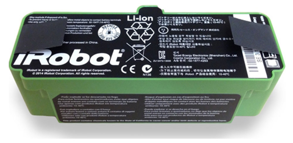 Аккумуляторная батарея iRobot Roomba 3300 мАч-описание