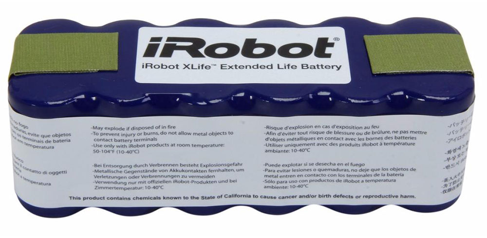 Аккумуляторная батарея iRobot Roomba Extended Life Battery-описание