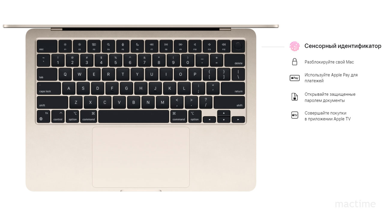 клавиатура MacBook Air 13 (2022)