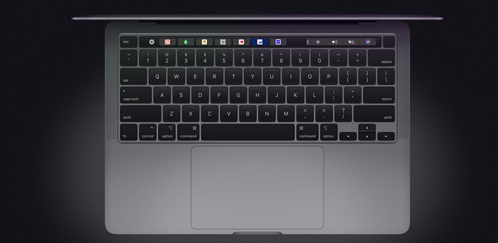 клавиатура-нового-Apple-MacBook-Pro-13