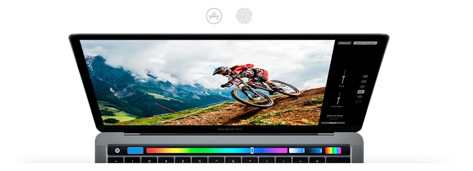 Новая панель MacBook Pro 2016 с дисплеем Retina