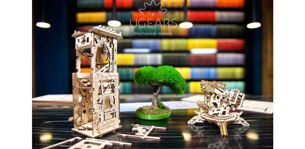 Деревянный 3D-конструктор Ugears Башня-аркбаллиста-описание