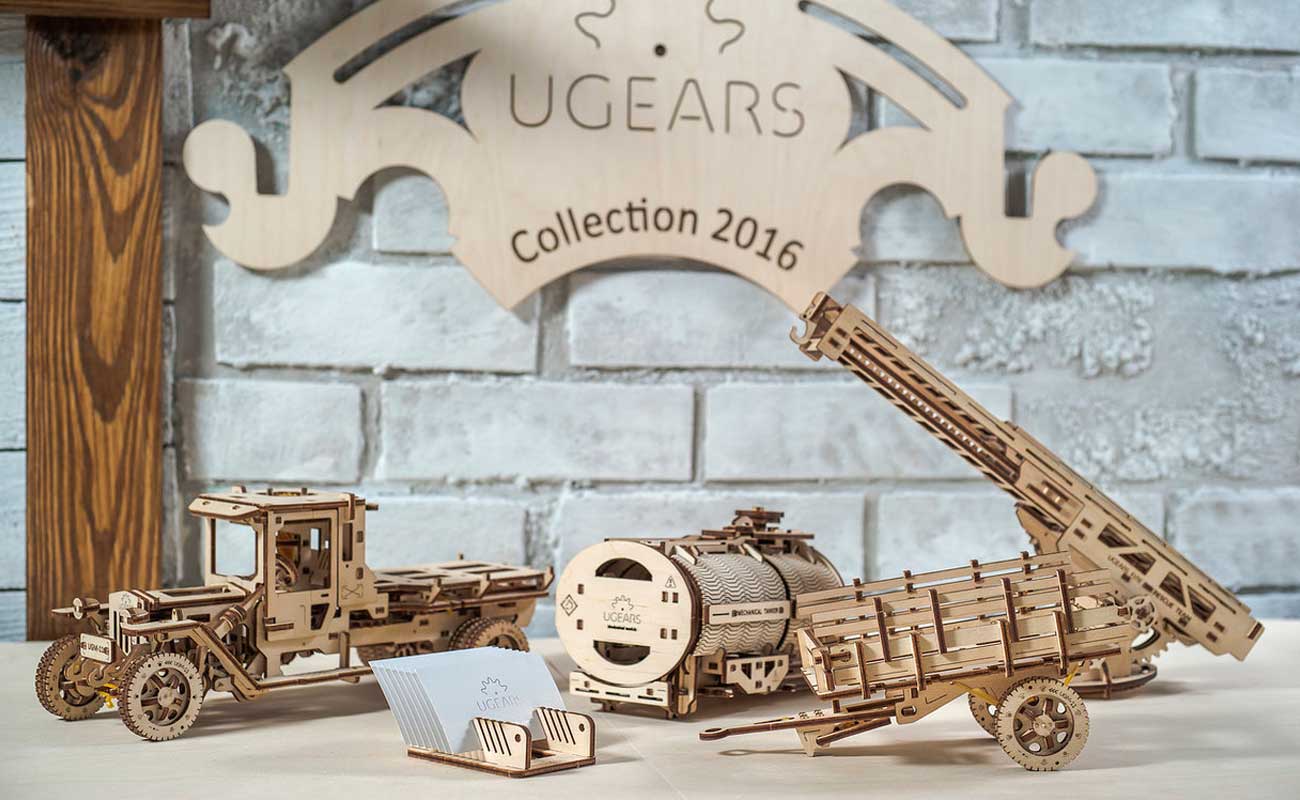 Деревянный 3D-конструктор Ugears "Дополнение к грузовику UGM-11" - описание