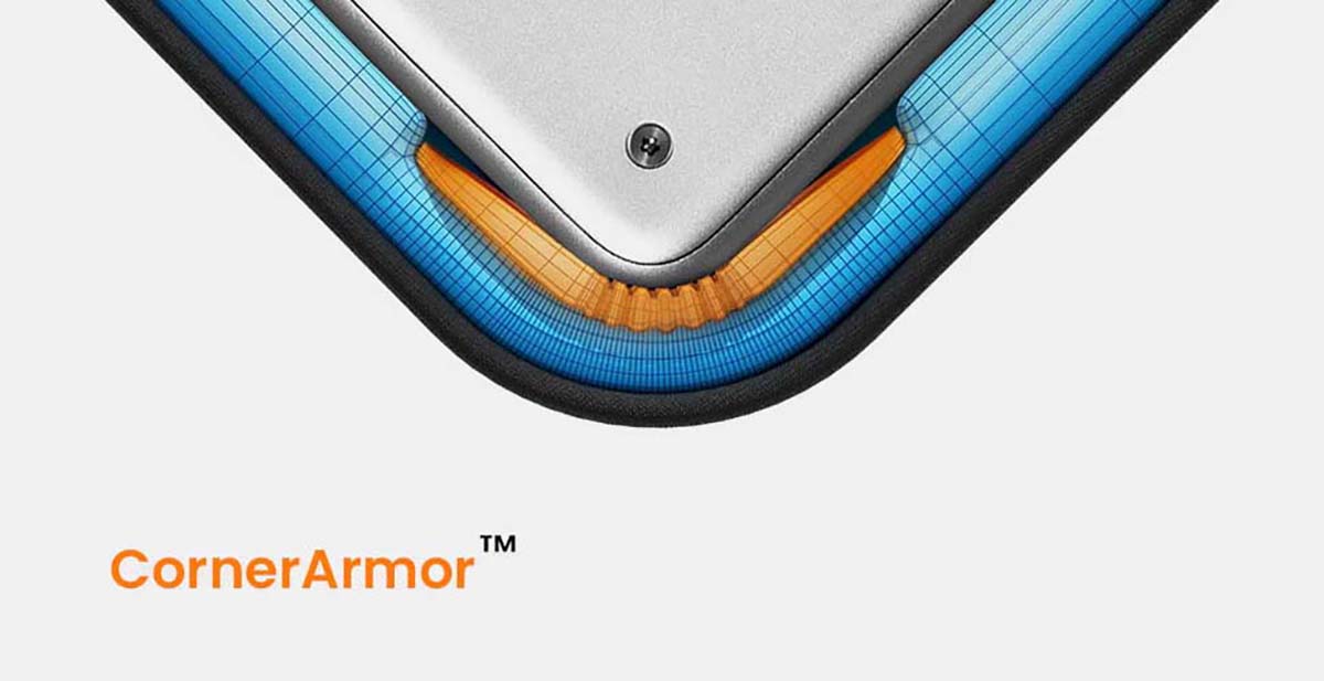 Фото Tomtoc Defender использует технологию CornerArmor
