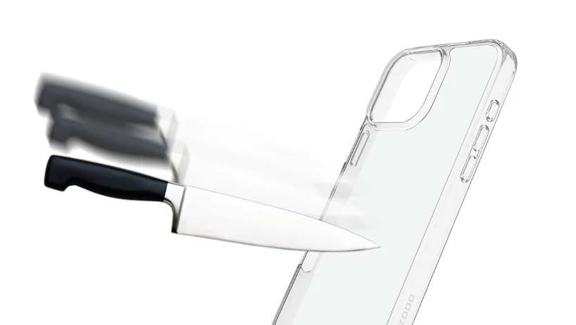 Чехол-накладка K-Doo Guardian для iPhone 16 Pro, силикон, глянец, прозрачный