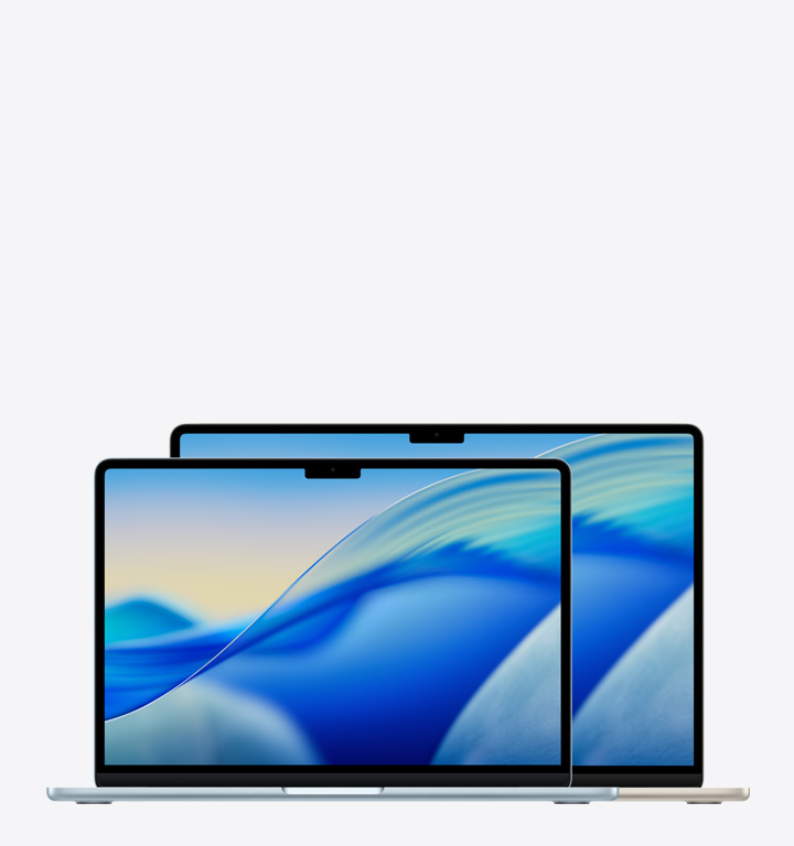 Изображение MacBook Air 13 и 15 с чипом M4