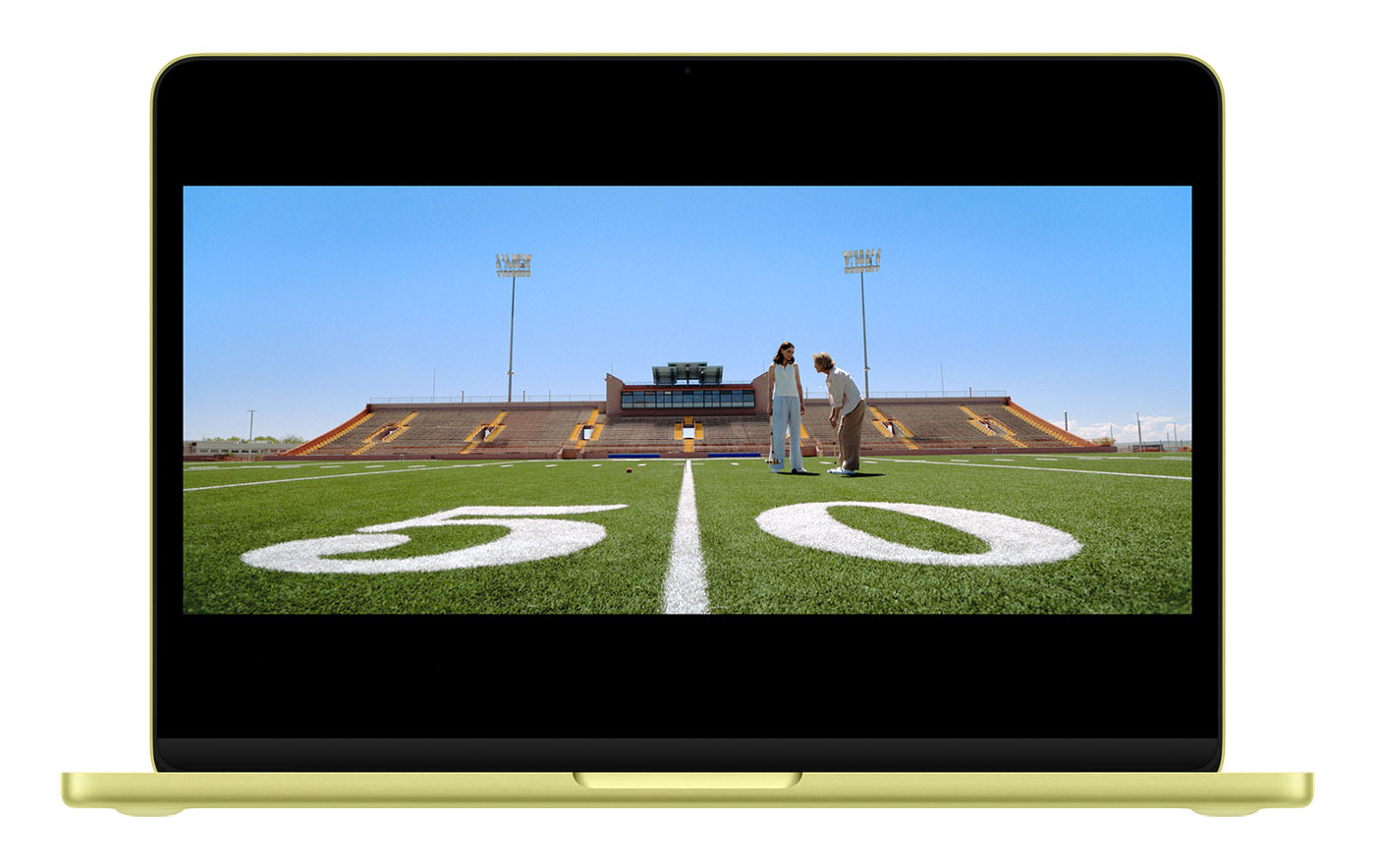 Экран MacBook Neo с ярким изображением и точной цветопередачей