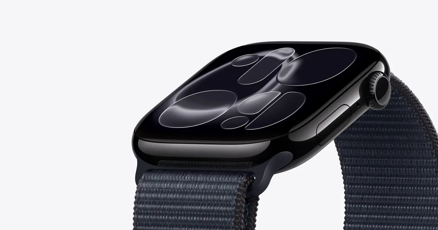 На изображении слайд про Apple Watch Series 11 описывающий стекло экрана