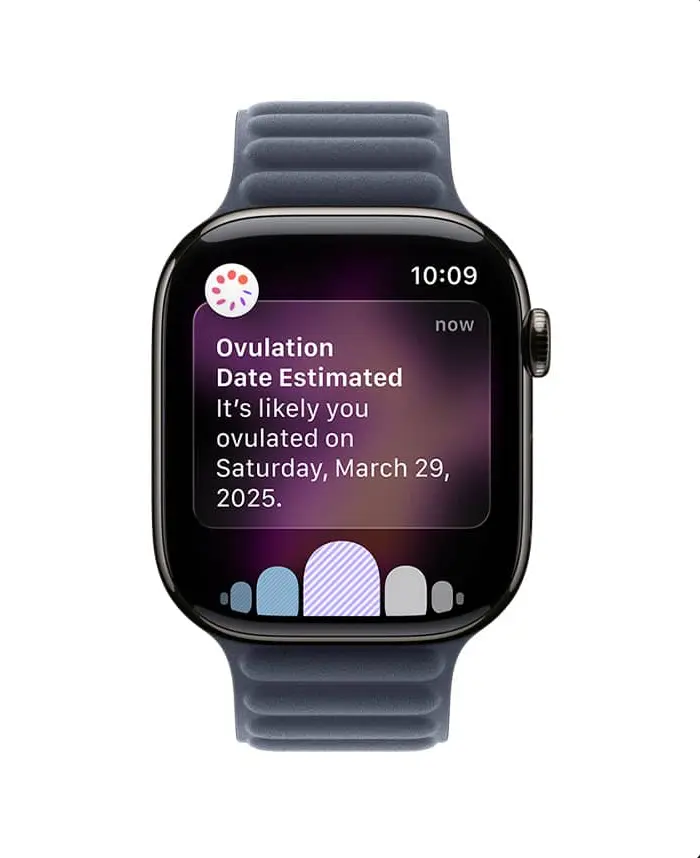 На изображении слайд про Apple Watch Series 11 описывающий