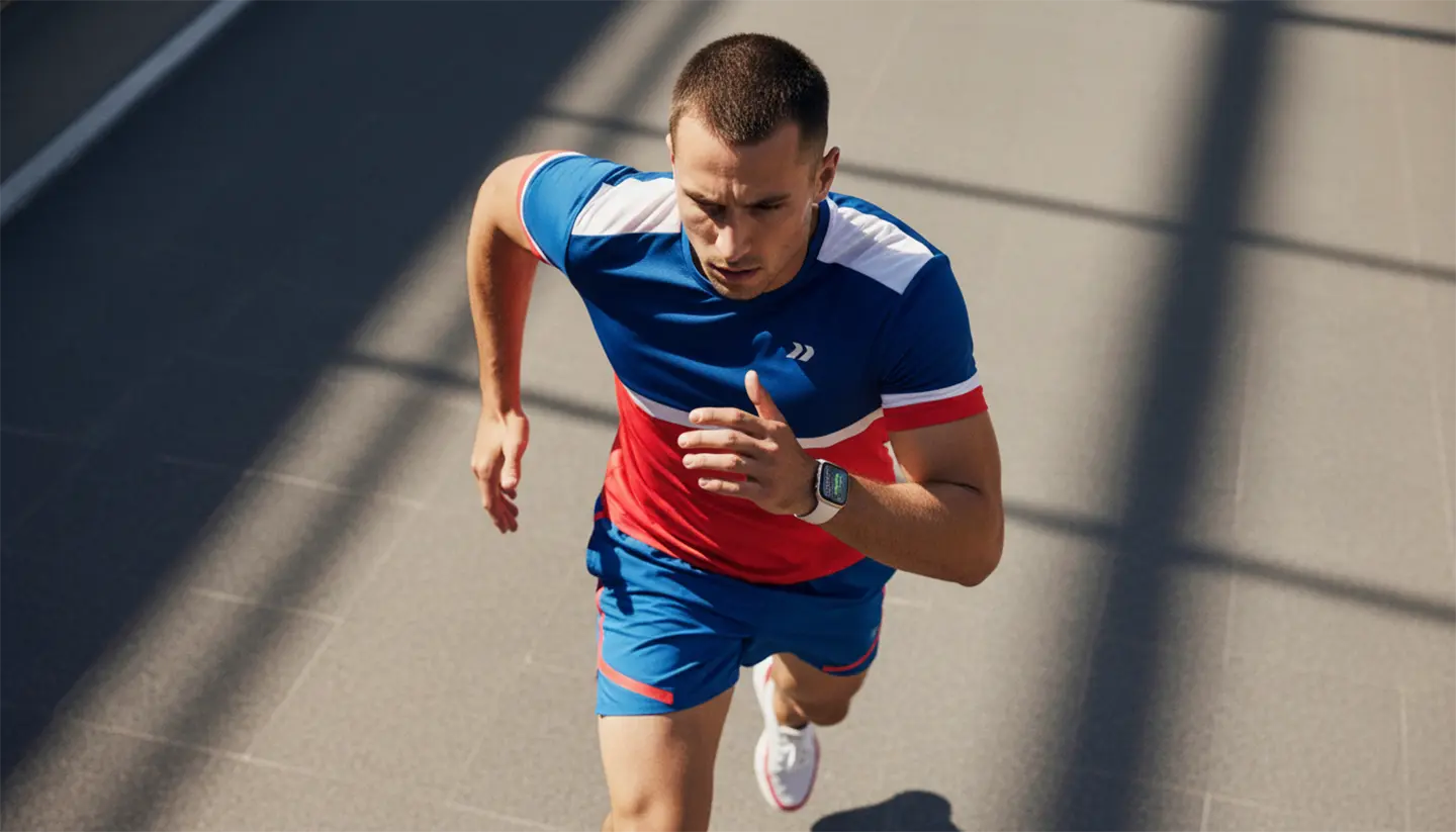 На изображении слайд про Apple Watch Series 11 описывающий фитнес