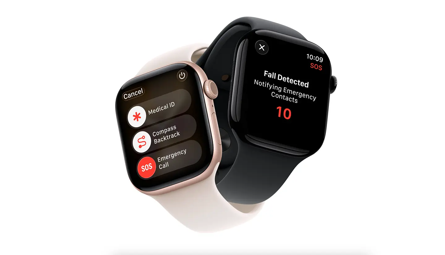 На изображении слайд про Apple Watch Series 11 и безопасность