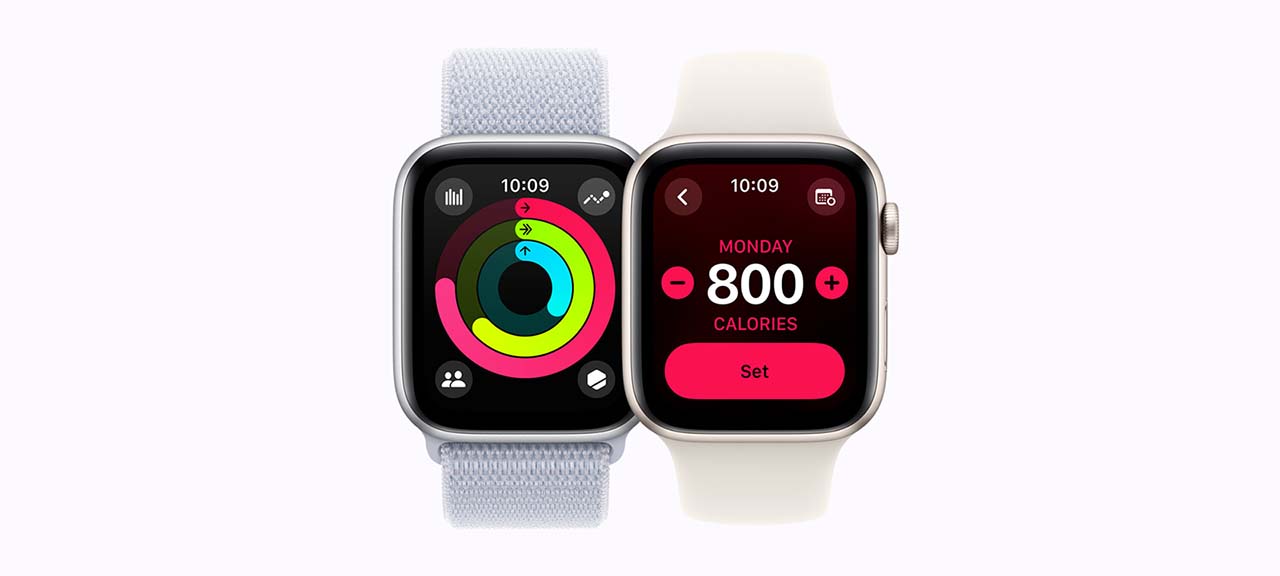 Изображена мотивация Apple Watch SE